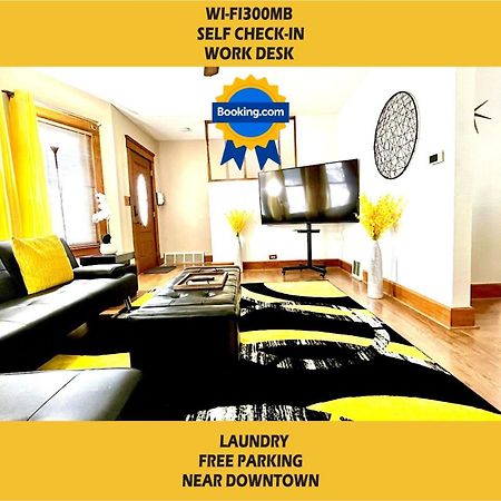 The Amber Retreat - Brooklyn Centre Comfort - Charming Space For Families, Couples & Business Travelers Near Downtown - With 300Mb Wifi, Parking & Self Check-In Cleveland Ngoại thất bức ảnh